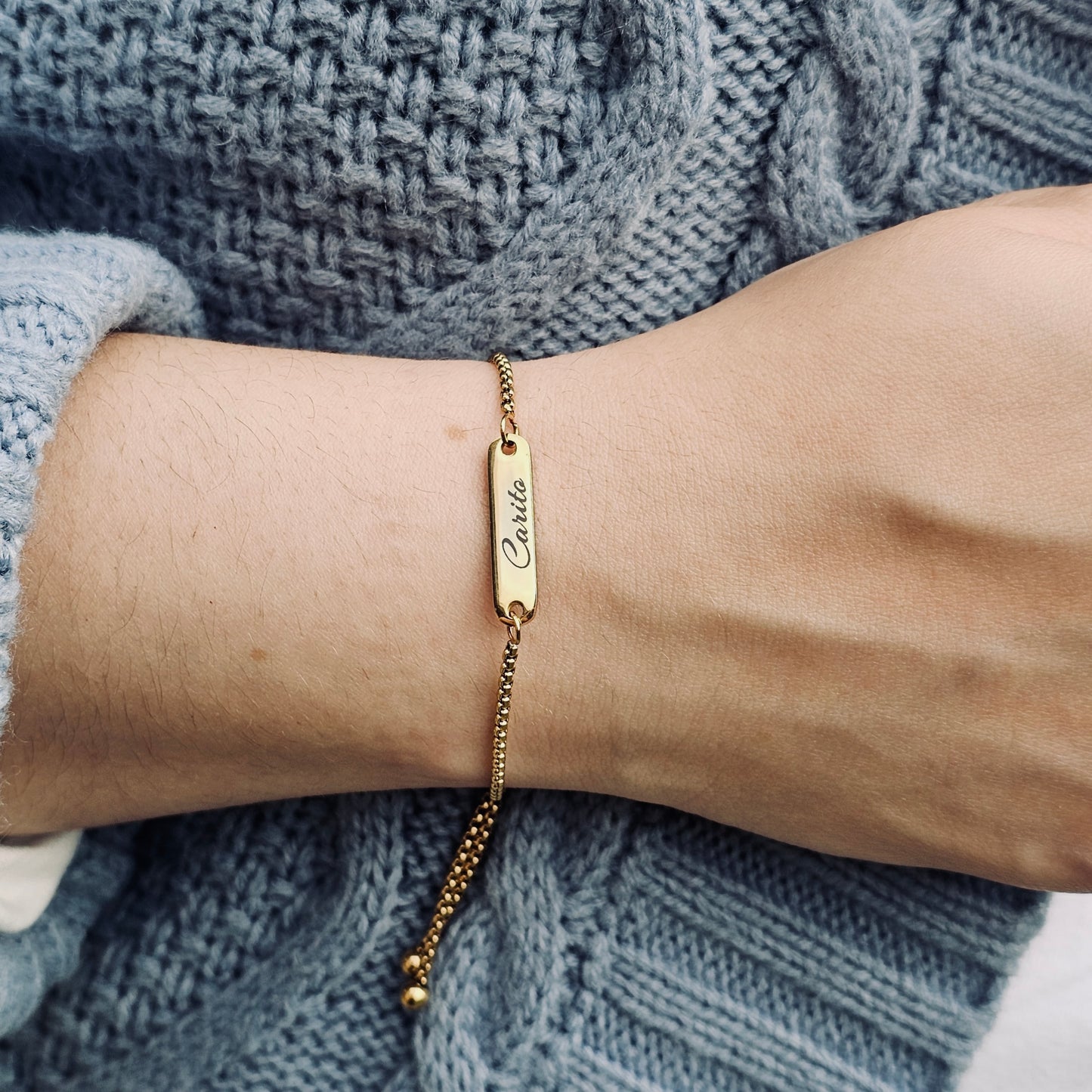 Adjustable Bar Bracelet