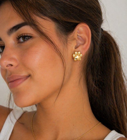 Paw Print Earring