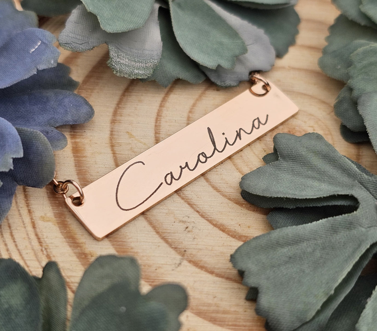 Bar Engraved Necklace