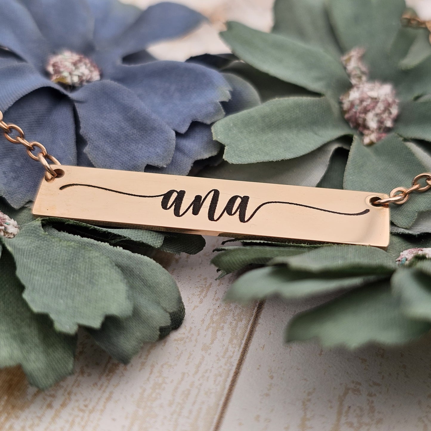 Personalized Bar Necklace with Name