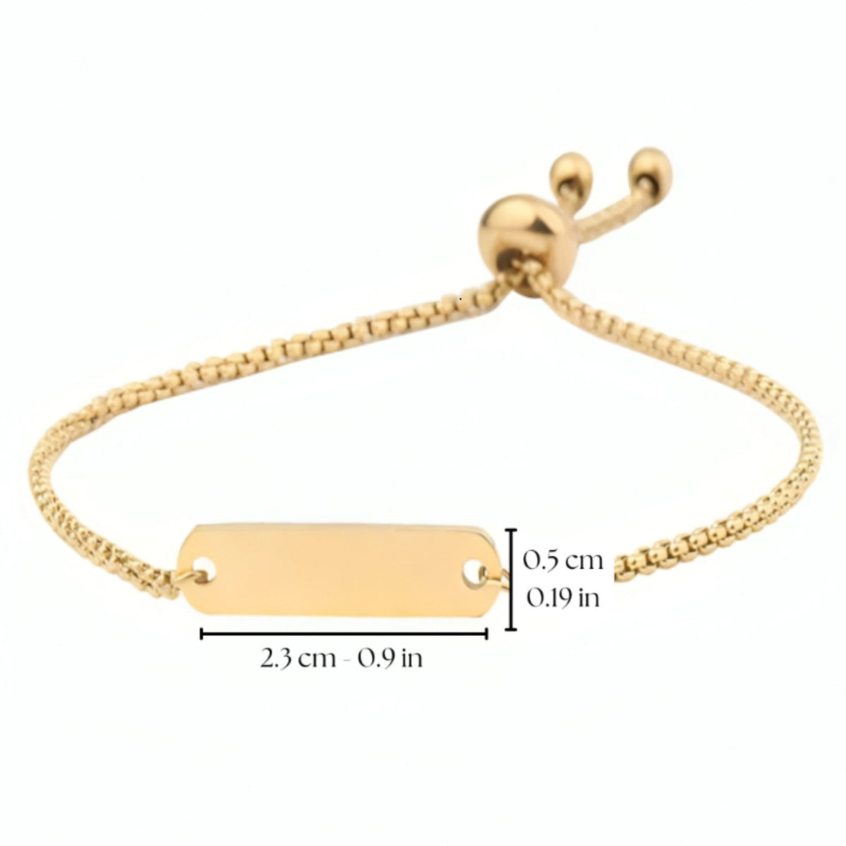 Adjustable Bar Bracelet