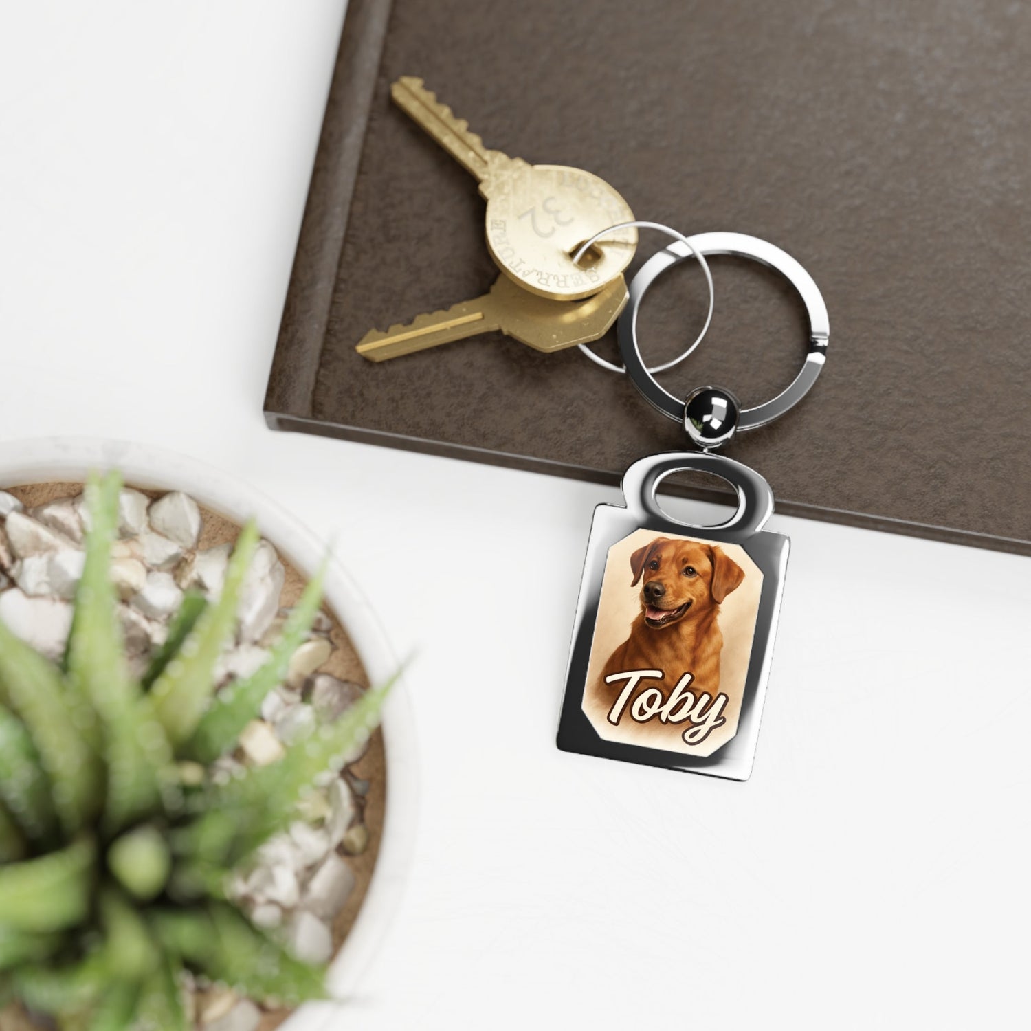 Personalized  Photo Keyring