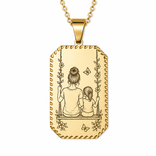 Personalized Mom Photo Necklace | Eternal Bond Family Gift