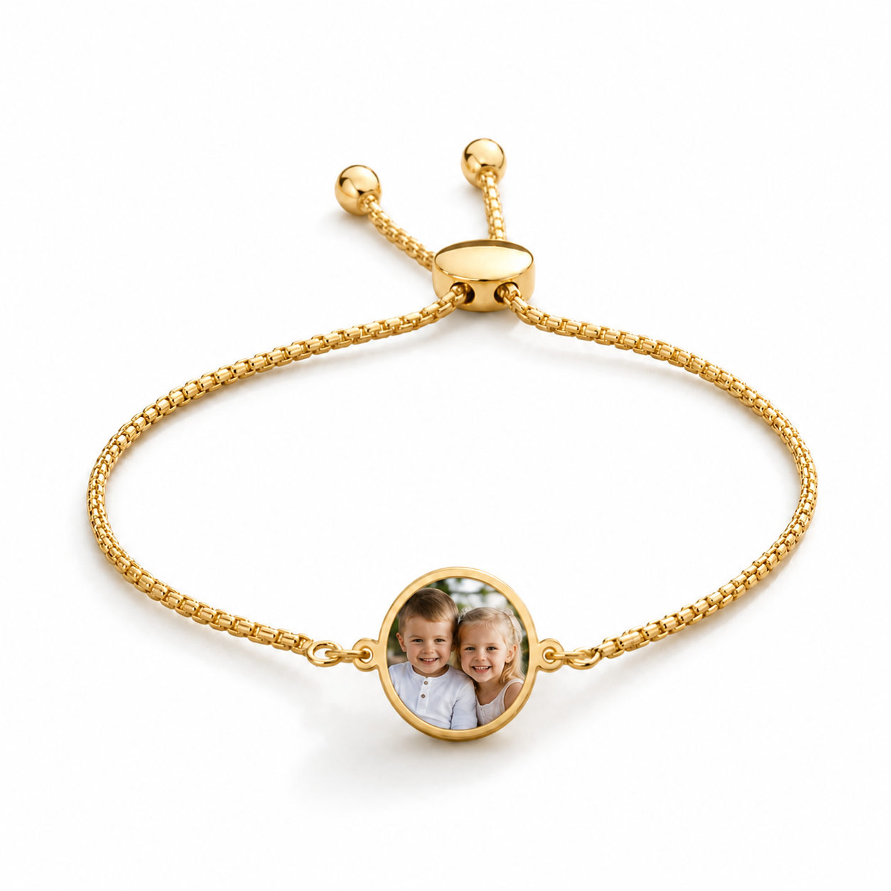 Personalized Photo Bracelet – Waterproof Stainless Steel Keepsake Jewelry