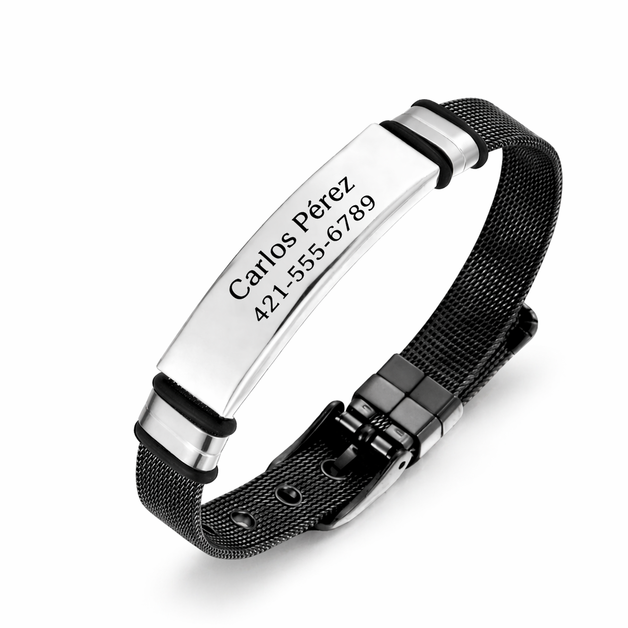 Medical Alert ID Bracelet | Engraved Emergency Stainless Steel