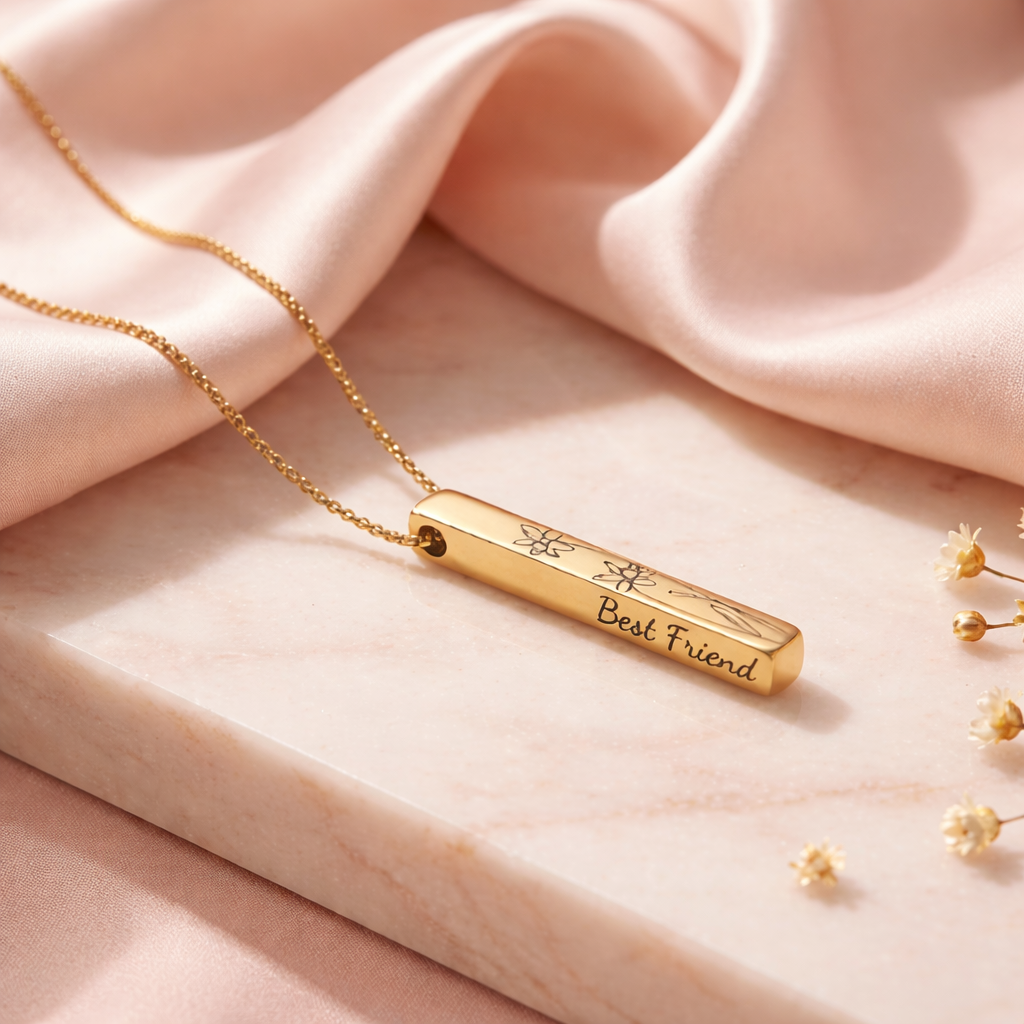 Bloom With Meaning – Personalized Birth Flower Necklace