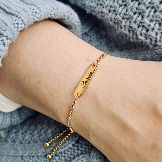 Adjustable Bar Bracelet