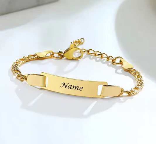 Personalized Initial BB Bracelet | Minimalist Custom Gift