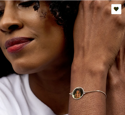 Personalized Photo Bracelet – Waterproof Stainless Steel Keepsake Jewelry