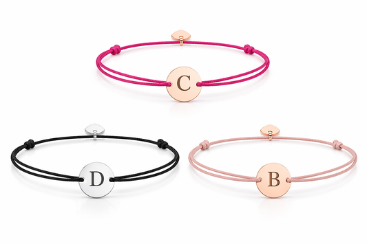 Personalized Rope Bracelet with Custom Charm | Stainless Steel Gift